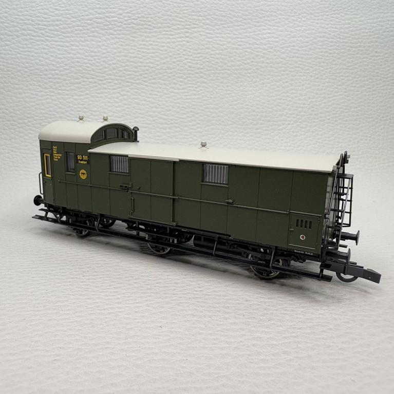 Fourgon à bagages à trois essieux Pw3 pr99a, DRG, Ep. II - ROCO 6200256 - HO 1/87