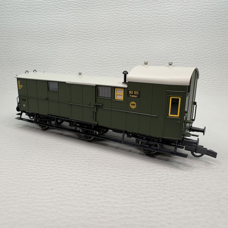 Fourgon à bagages à trois essieux Pw3 pr99a, DRG, Ep. II - ROCO 6200256 - HO 1/87