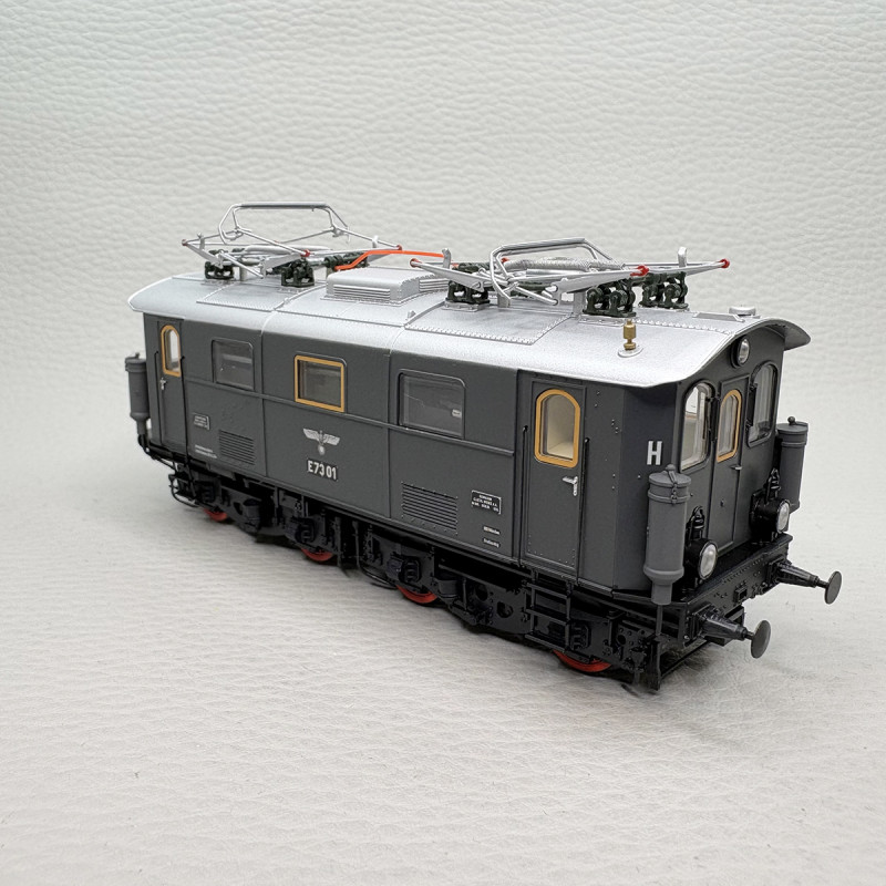 Locomotive électrique E73 01, DRG, Ep. II, DC analogique - BRAWA 70180 - HO 1/87