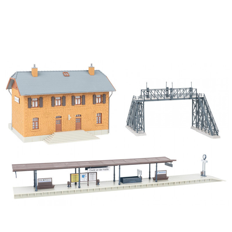 Coffret promotionnel, Gare Eisele au terril - Faller 190095 - HO 1/87