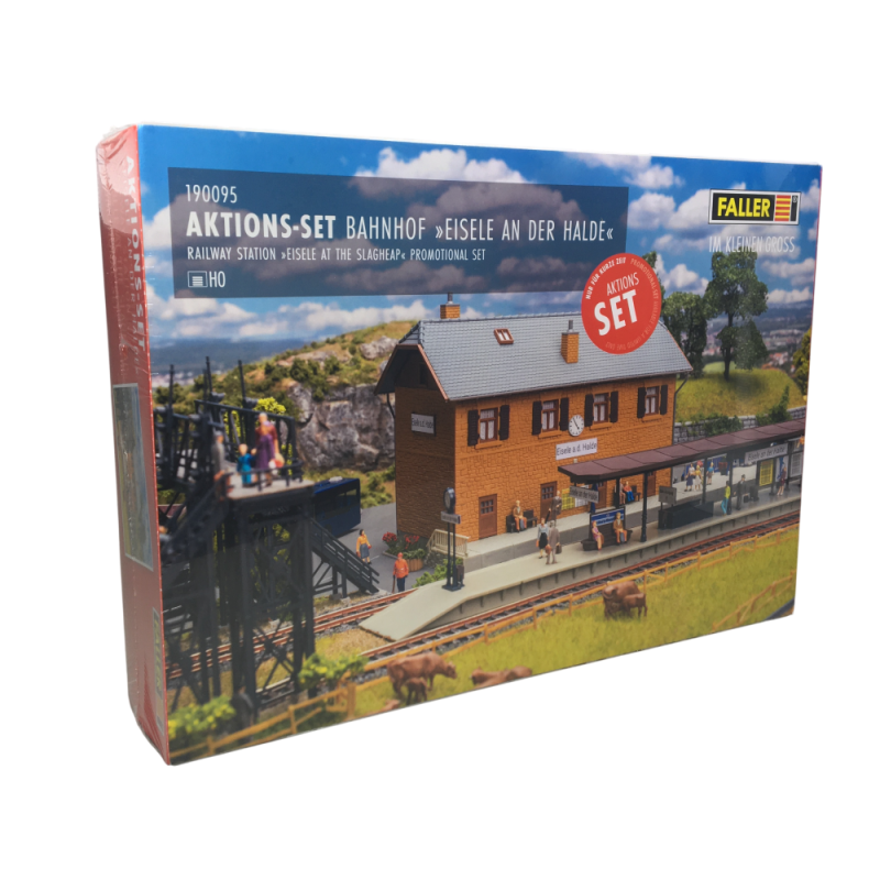 Coffret promotionnel, Gare Eisele au terril - Faller 190095 - HO 1/87