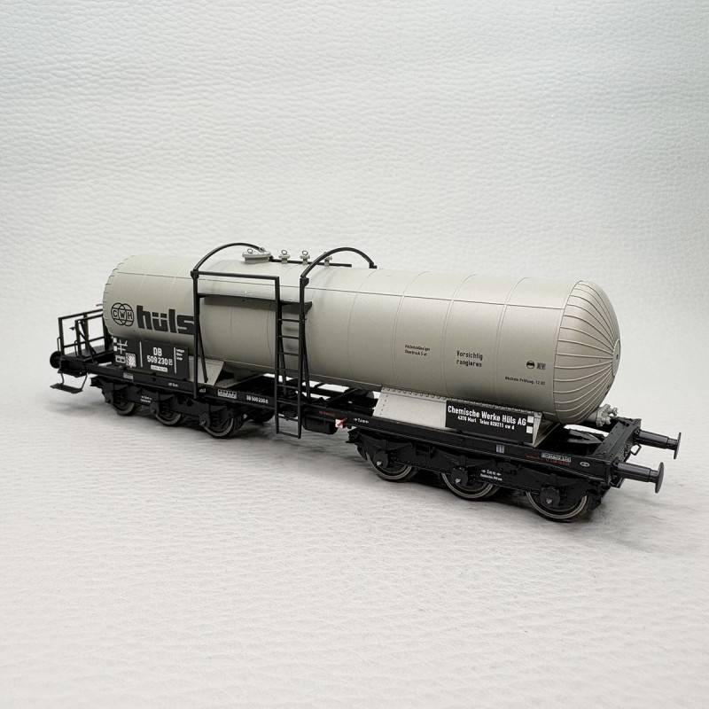 Wagon citerne 6 essieux ZZd, «Chemische Werke Hüls», N°509 230 [P], DB, Ep. III, BRAWA 58221, HO 1/87