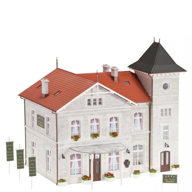 Hôtel avec restaurant gastronomique - Faller 130458 - HO 1/87