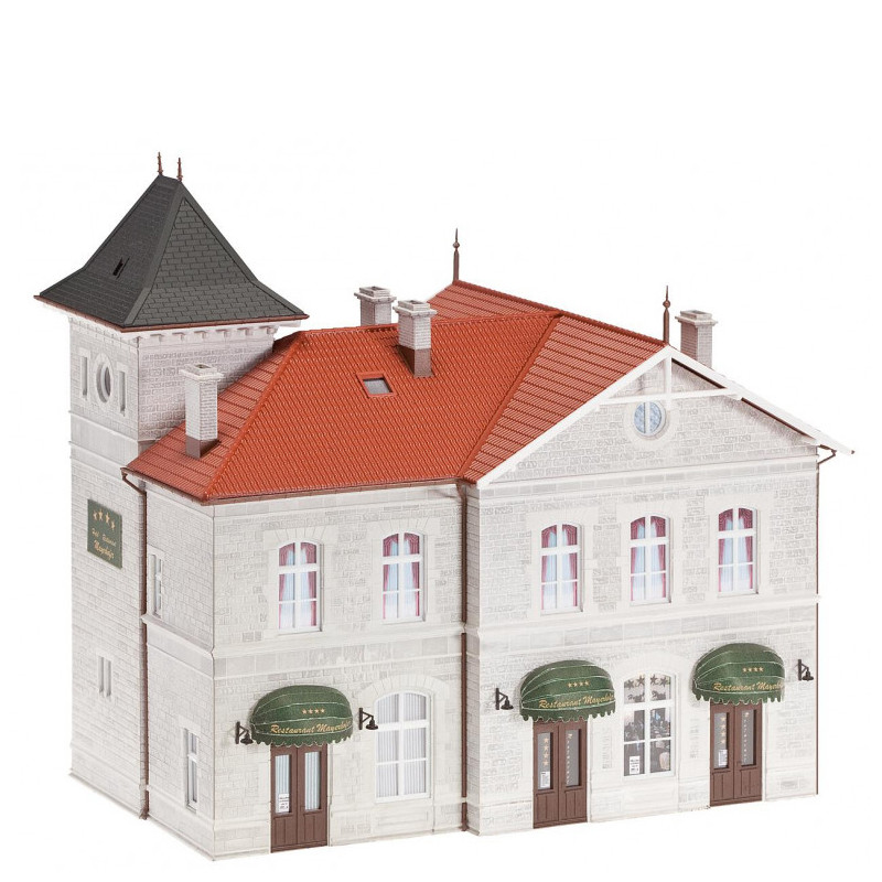 Hôtel avec restaurant gastronomique - Faller 130458 - HO 1/87