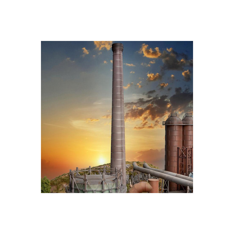 Grande cheminée industrielle - Faller 180055 - HO 1/87