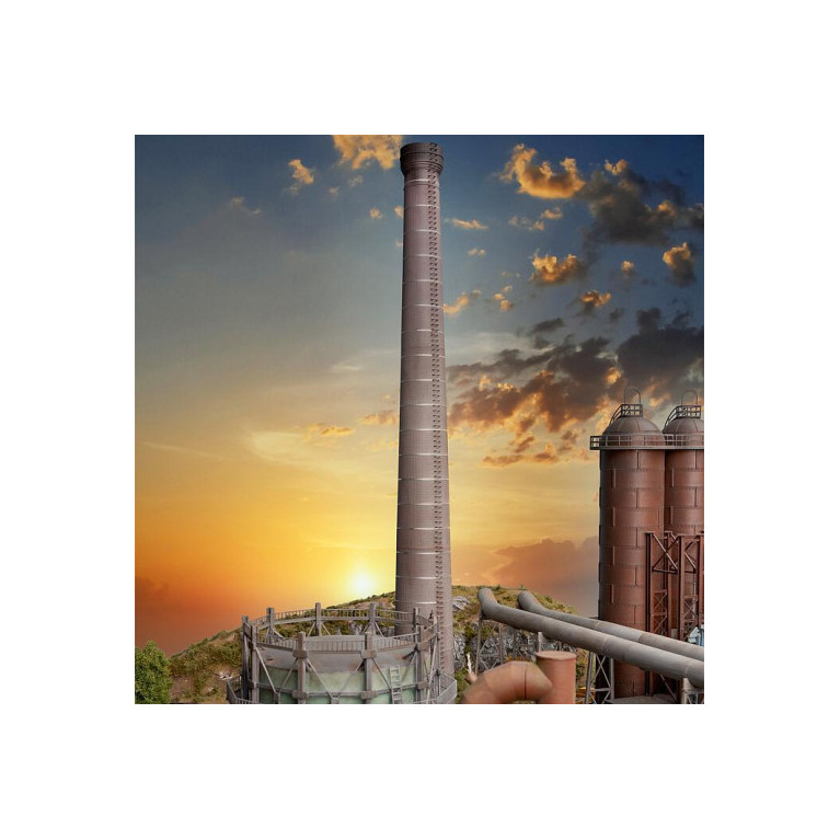 Grande cheminée industrielle - Faller 180055 - HO 1/87