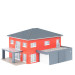 WeberHaus, CityLife, rouge - Faller 130743 - HO 1/87