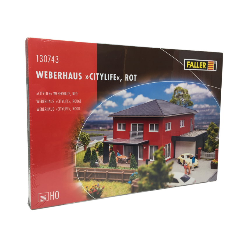 WeberHaus, CityLife, rouge - Faller 130743 - HO 1/87