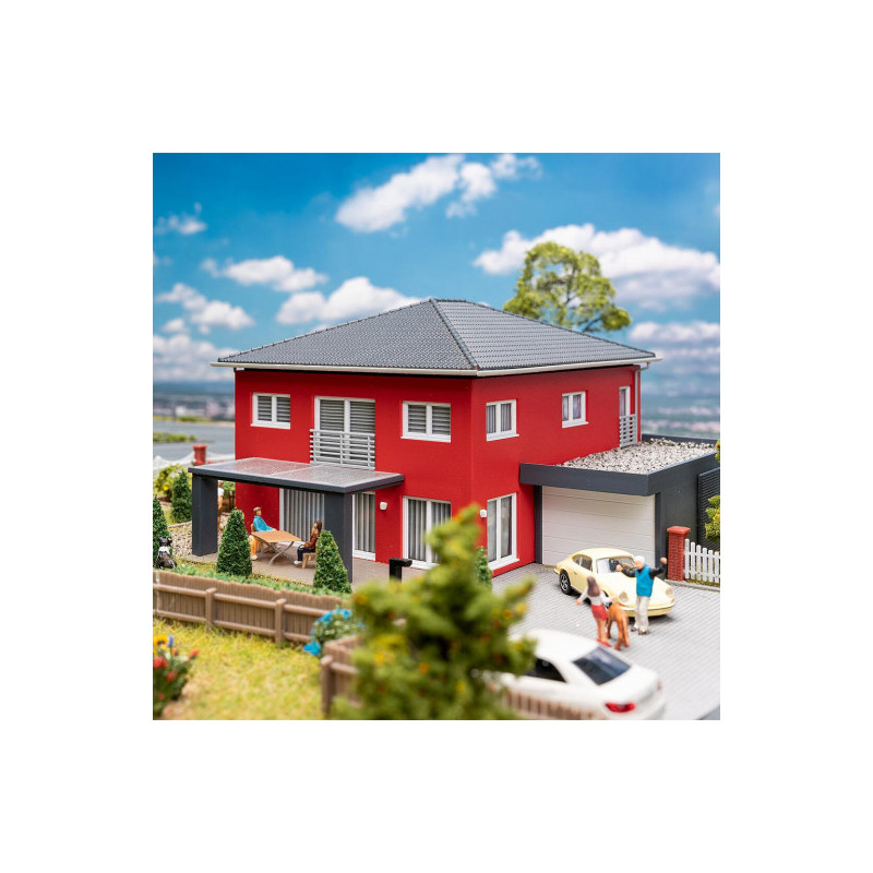 WeberHaus, CityLife, rouge - Faller 130743 - HO 1/87