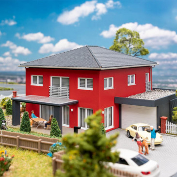 WeberHaus, CityLife, rouge - Faller 130743 - HO 1/87