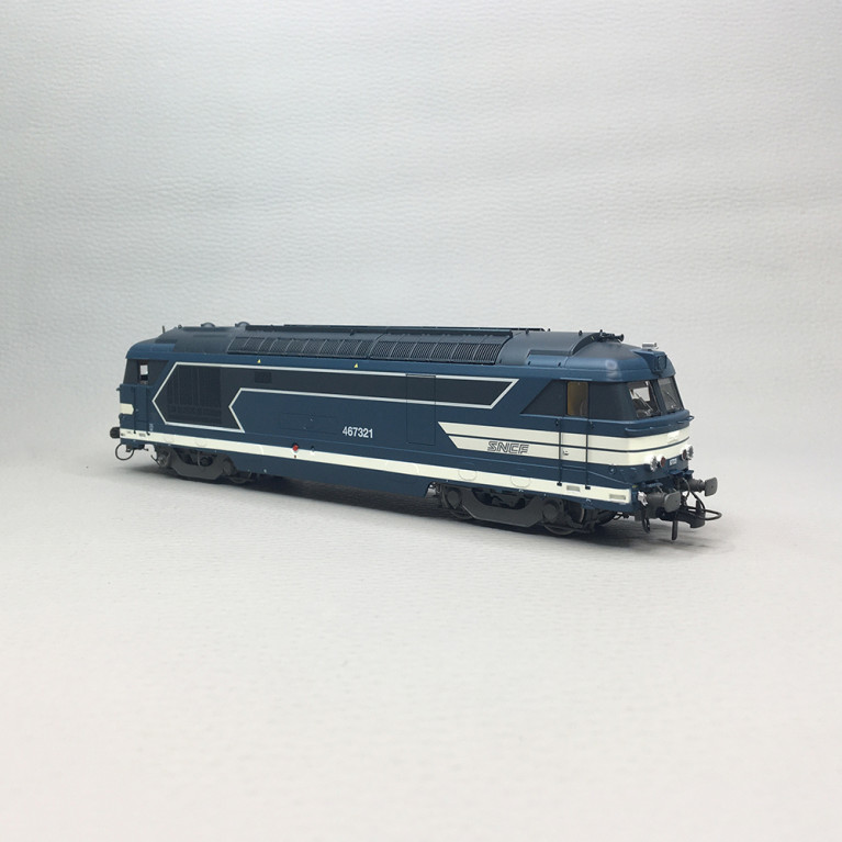 Locomotive diesel BB 67321, «logo nouille», Chambéry, SNCF, Ep. V, REE MB-246, HO 1/87