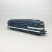 Locomotive diesel BB 67049, livrée bleue, Origine, Caen, SNCF, Ep. III, REE MB-244, HO 1/87