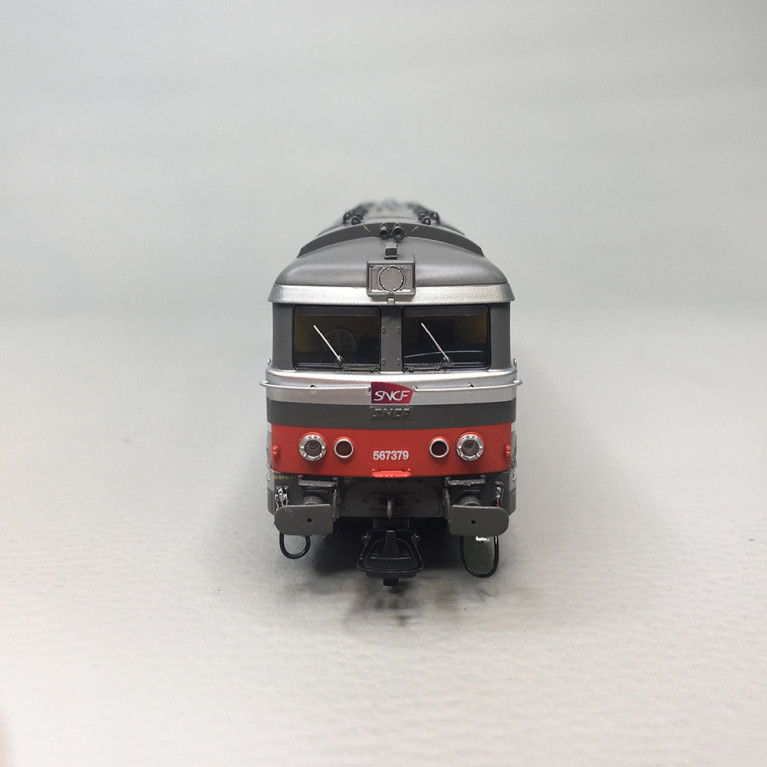 Locomotive diesel BB 67379, «Multiservice», Chambéry, SNCF, Ep. VI, REE MB-247, HO 1/87