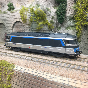 Locomotive diesel BB 67373, «Isabelle», Rennes, SNCF, Ep. V, REE MB-154, HO 1/87