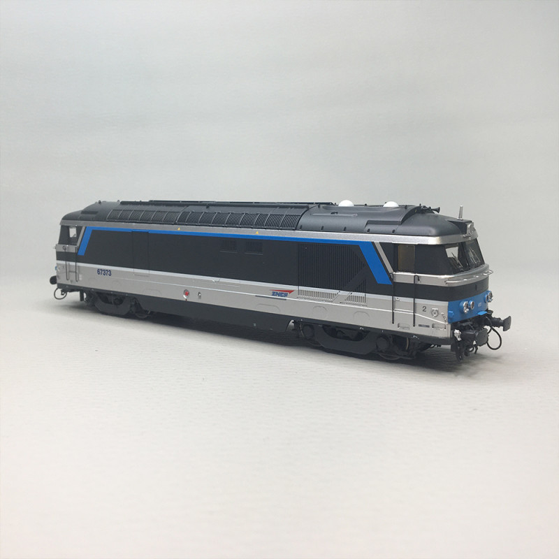 Locomotive diesel BB 67373, «Isabelle», Rennes, SNCF, Ep. V, REE MB-154 S, HO 1/87 - DCC SON