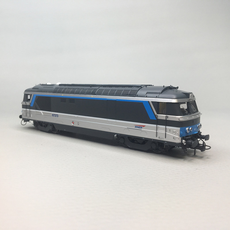Locomotive diesel BB 67373, «Isabelle», Rennes, SNCF, Ep. V, REE MB-154 S, HO 1/87 - DCC SON