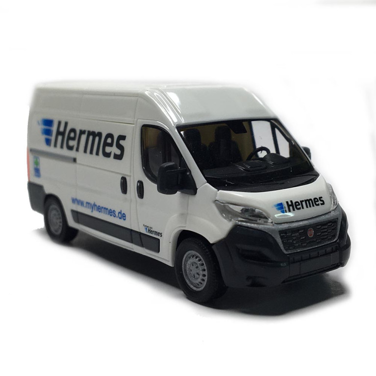 Fiat Ducato, fourgonnette Hermès, 2014 - BUSCH 54612 - HO 1/87