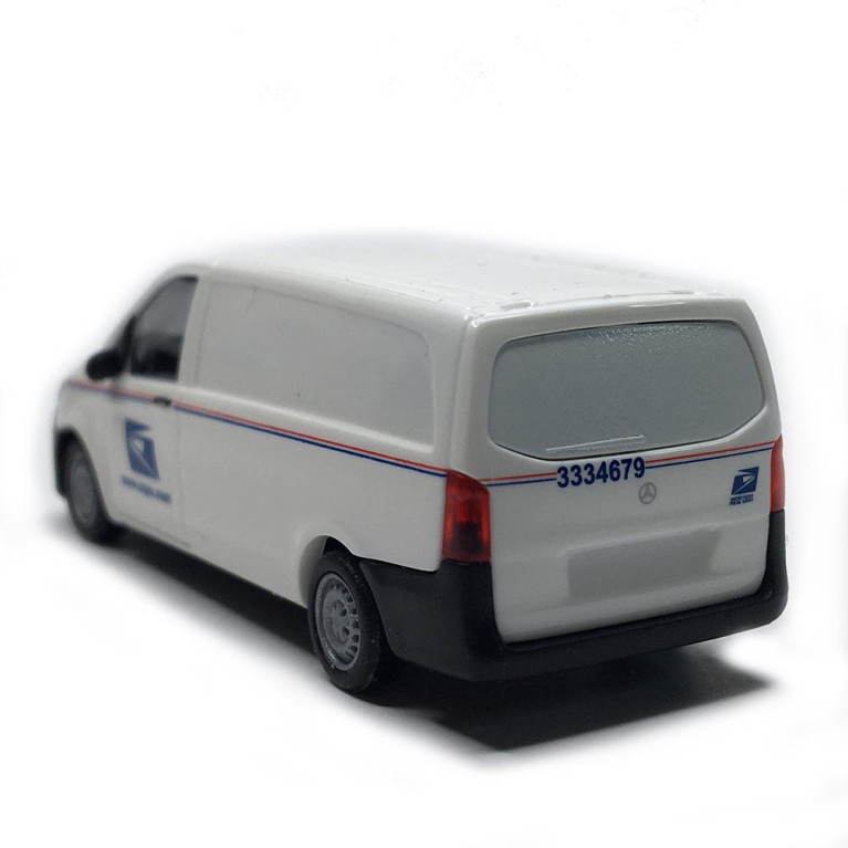 Mercedes Benz, Vito, service postal américain, 2014 - BUSCH 54801 - HO 1/87