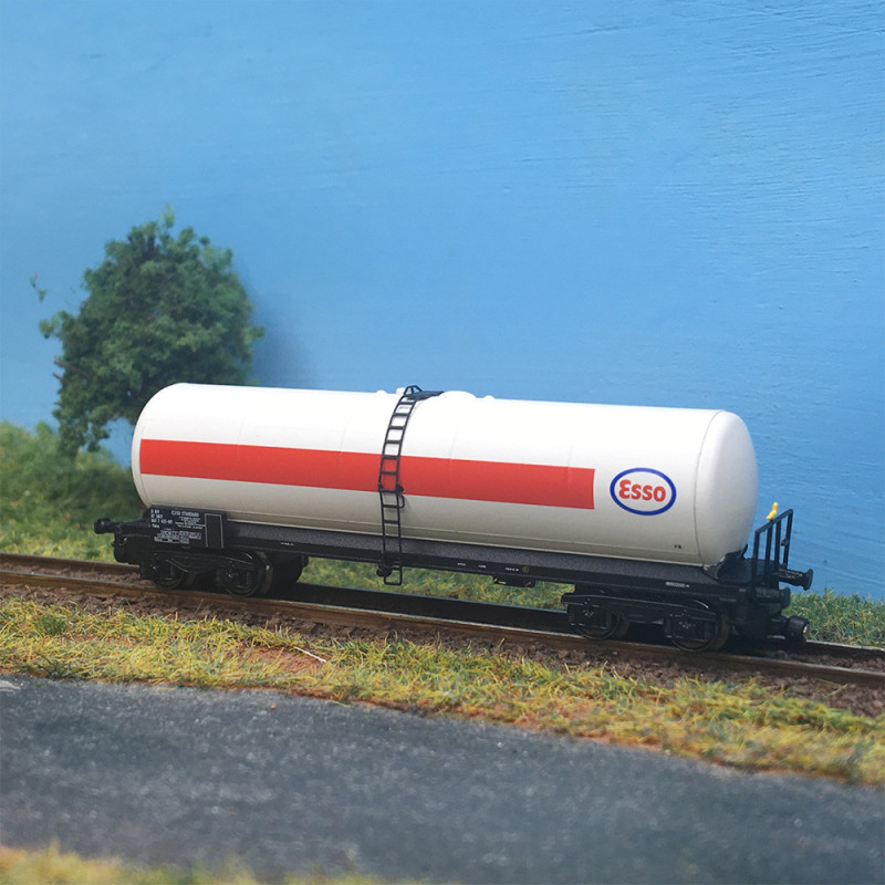 Wagon citerne ANF long, «Esso», SNCF, Ep. IV, AZAR MODELS W05-ES1, Z 1/220