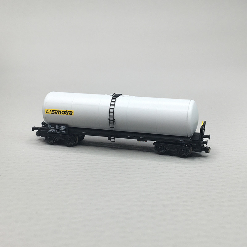 Wagon citerne ANF long, «Simotra» gris, SNCF, Ep. IV, AZAR MODELS W05-SI1, Z 1/220