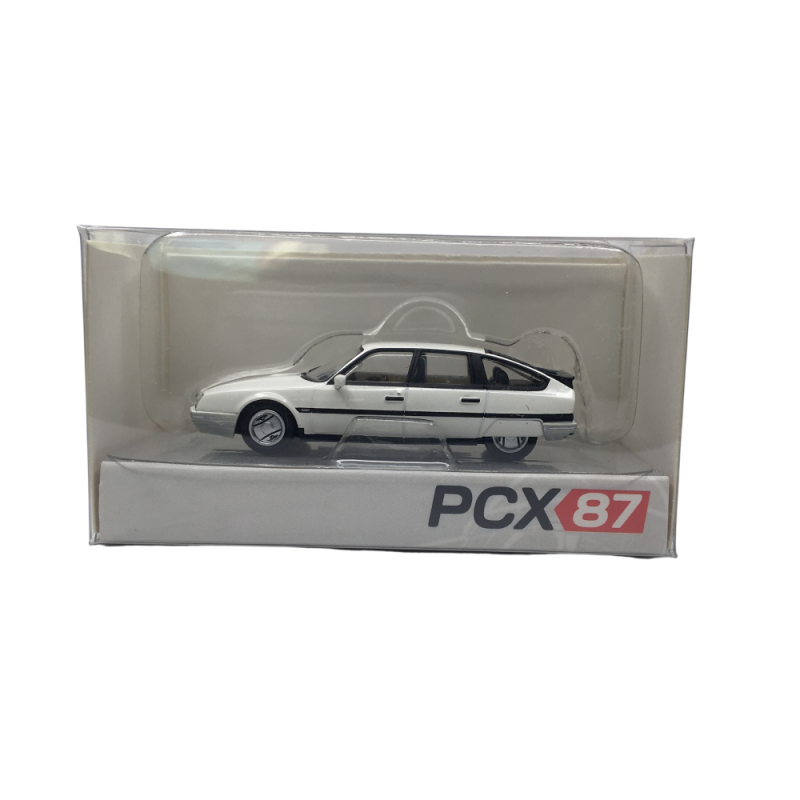 Citroën CX 25, GTI turbo II, limousine phase 2, blanc, 1985 - SAI 2480 - HO 1/87