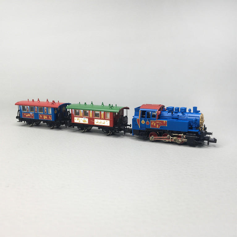 Coffret de démarrage «Train de Noël», locomotive vapeur classe 80, Ep. I-VI, FLEISCHMANN 5160007, N 1/160