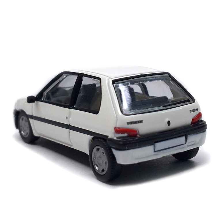 Peugeot 106, 3 portes phase 1, blanc, 1991 - SAI 6620 - HO 1/87