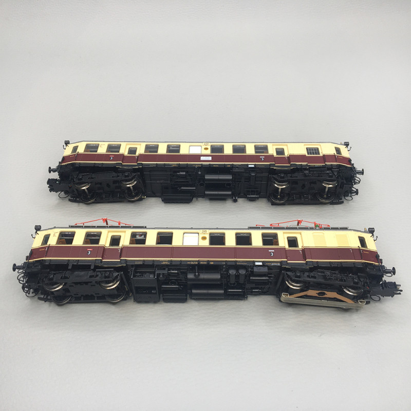 Automotrice elT 1126, avec voiture pilote elS 2126, DRG, Ep. II, MÄRKLIN 39852, HO 1/87 - AC SON