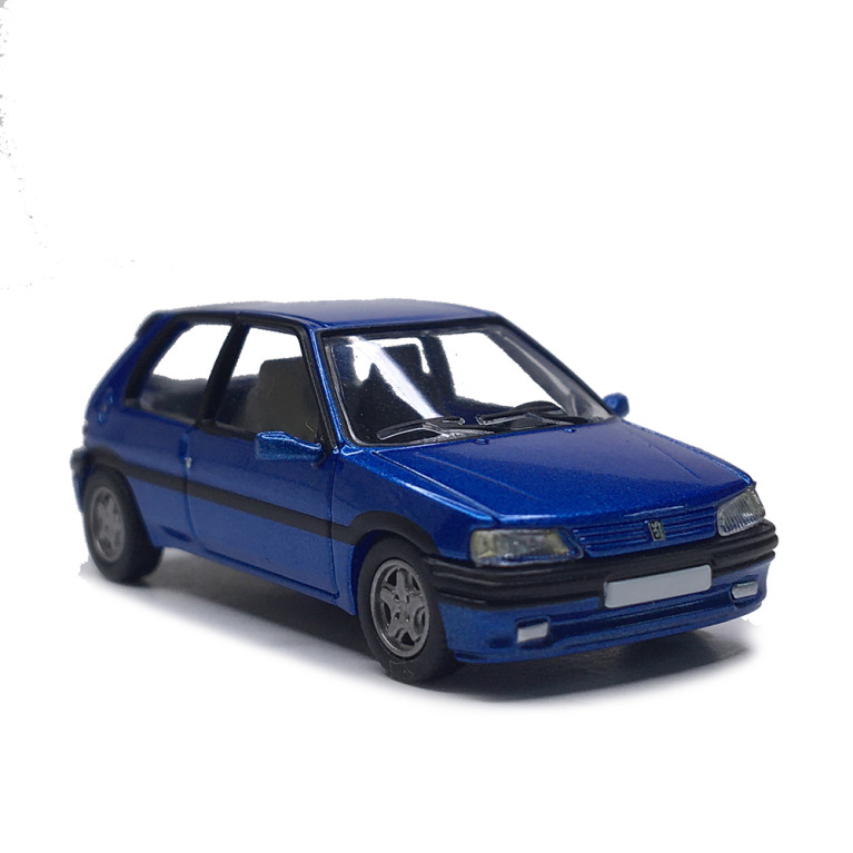 Peugeot 106, 3 portes phase 1 XSI, bleu, 1992 - SAI 6637 - HO 1/87