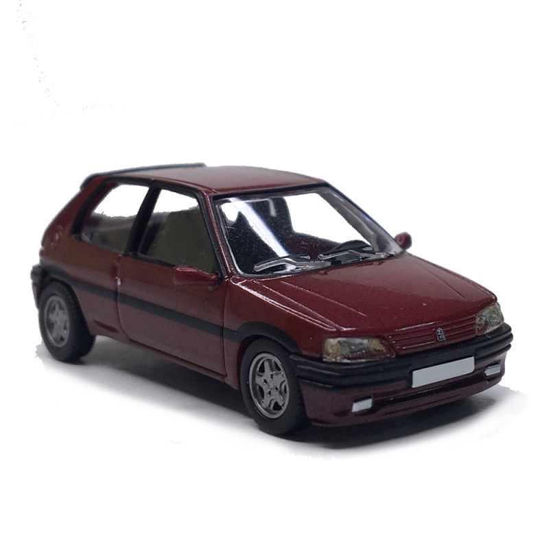 Peugeot 106, 3 portes phase 1 XSI, rouge, 1993 - SAI 6639 - HO 1/87