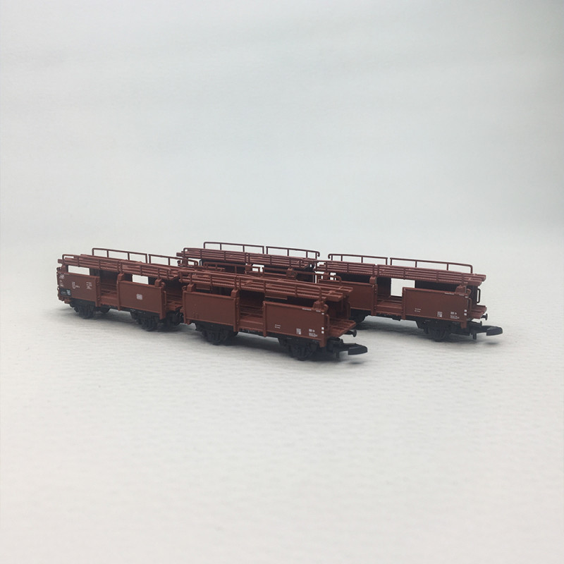 Coffret de wagons porte-automobiles Laae 540, DB, Ep. IV, MÄRKLIN 86234, Z 1/220