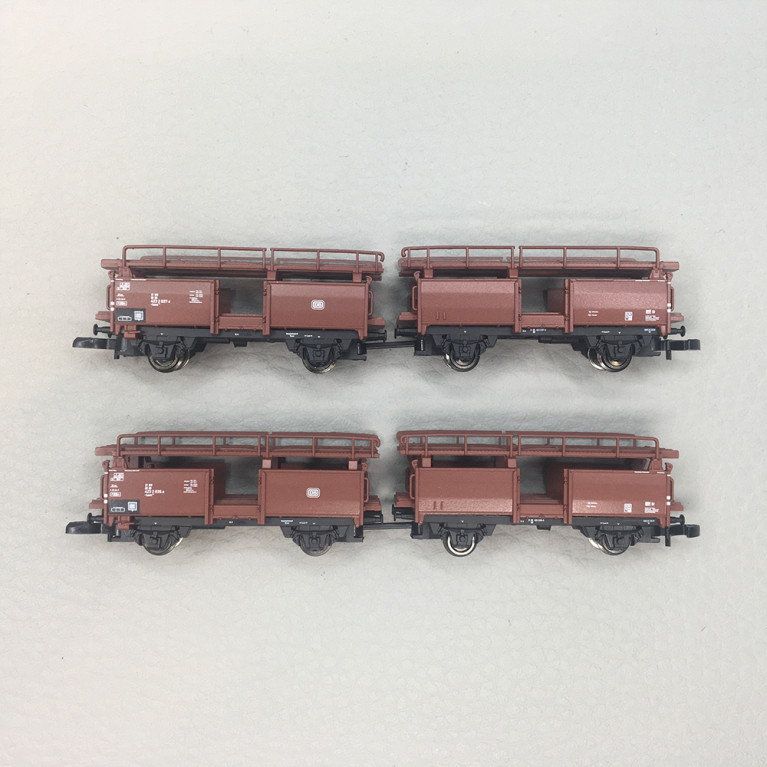 Coffret de wagons porte-automobiles Laae 540, DB, Ep. IV, MÄRKLIN 86234, Z 1/220