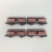 Coffret de wagons porte-automobiles Laae 540, DB, Ep. IV, MÄRKLIN 86234, Z 1/220