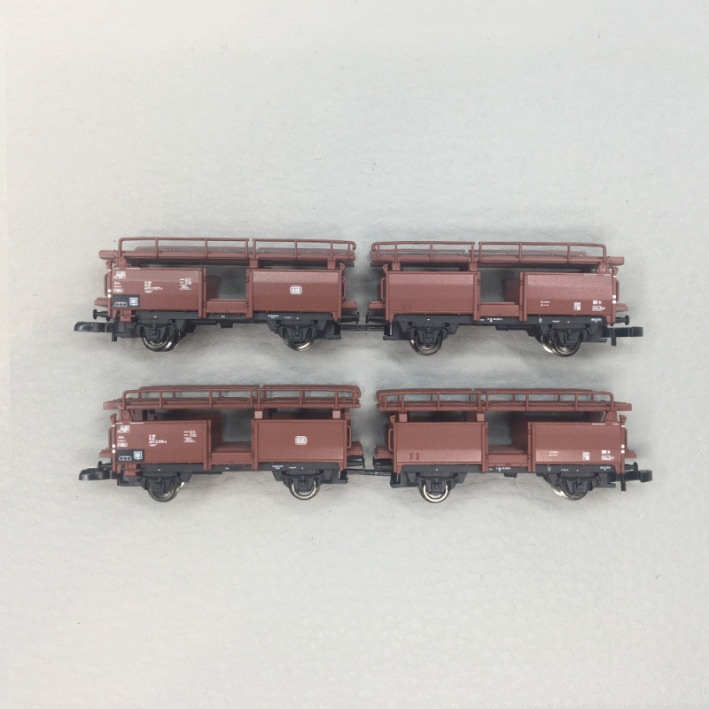 Coffret de wagons porte-automobiles Laae 540, DB, Ep. IV, MÄRKLIN 86234, Z 1/220