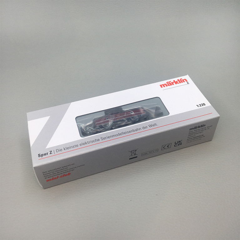 Locomotive diesel-hydraulique V 80, rouge, DB, Ep. III, MÄRKLIN 88802, Z 1/220