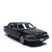 Lincoln town car, noir, 1991 - PCX 870908 - HO 1/87