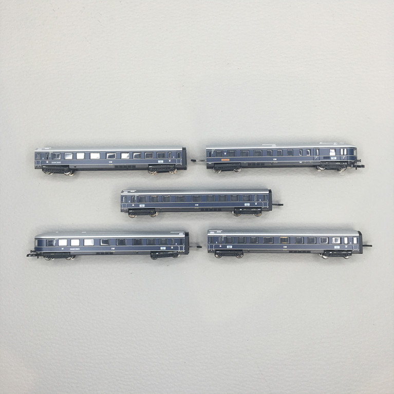 Coffret de 5 voitures grandes lignes "Blauer Enzian", DB, Ep. III, MÄRKLIN 87615, Z 1/220