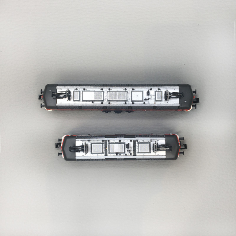 Coffret de 2 locomotives Re 10/10, Re 6/6 11672 "Balerna", Re 4/4 III 11361, SBB, Ep. IV, FLEISCHMANN 7560049, N 1/160