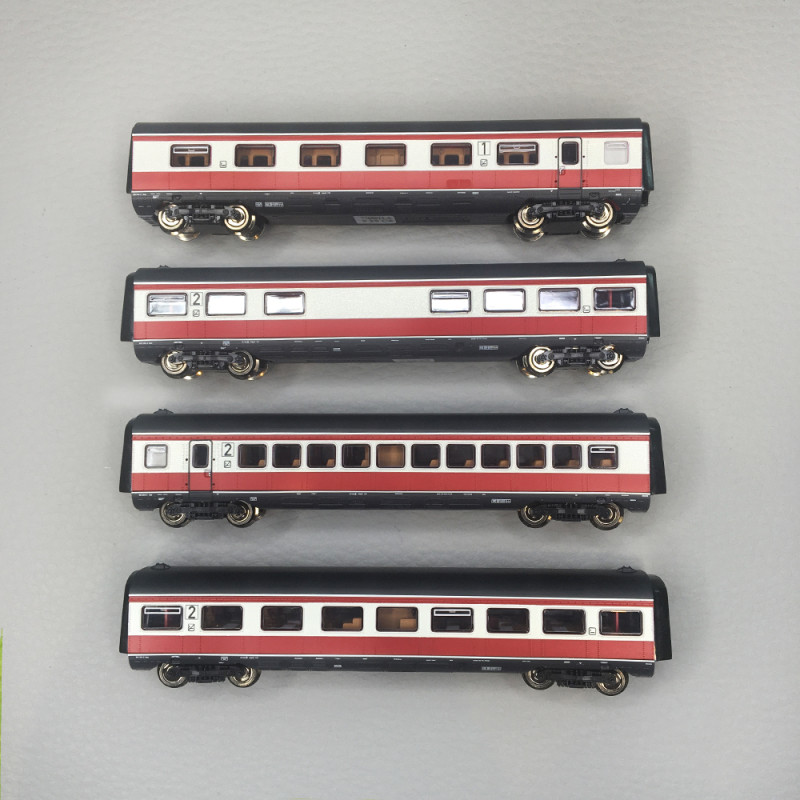 Coffret de 4 voitures complémentaires "Max Liebermann", DR, Ep. IV, FLEISCHMANN 7760011, N 1/160