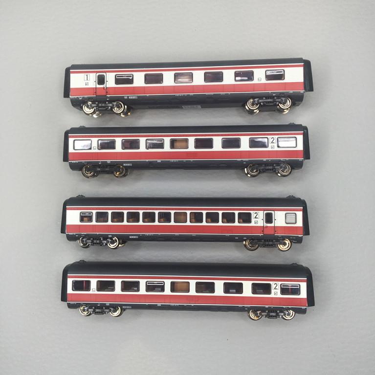 Coffret de 4 voitures complémentaires "Max Liebermann", DR, Ep. IV, FLEISCHMANN 7760011, N 1/160