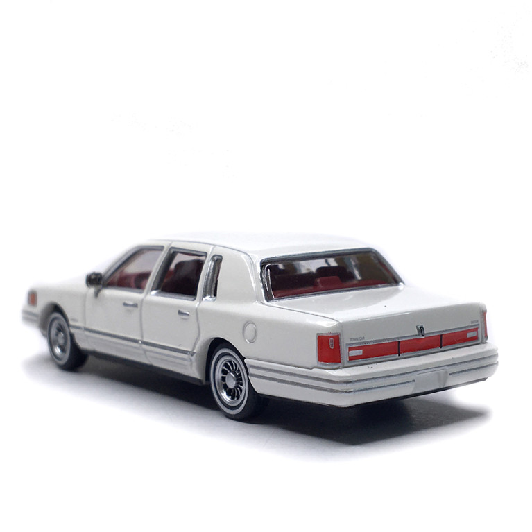 Lincoln town car, blanc, 1991 - PCX 870910 - HO 1/87
