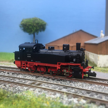 Locomotive à vapeur série 92.5-10, DB, Ep. III-IV, FLEISCHMANN 7170034, N 1/160 - DCC SON