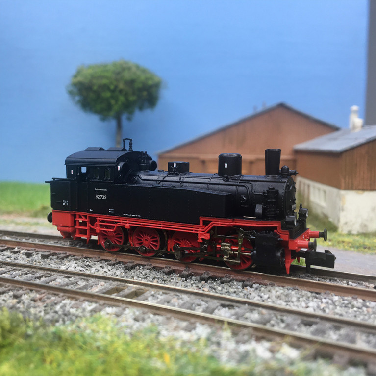 Locomotive à vapeur série 92.5-10, DB, Ep. III-IV, FLEISCHMANN 7170034, N 1/160 - DCC SON