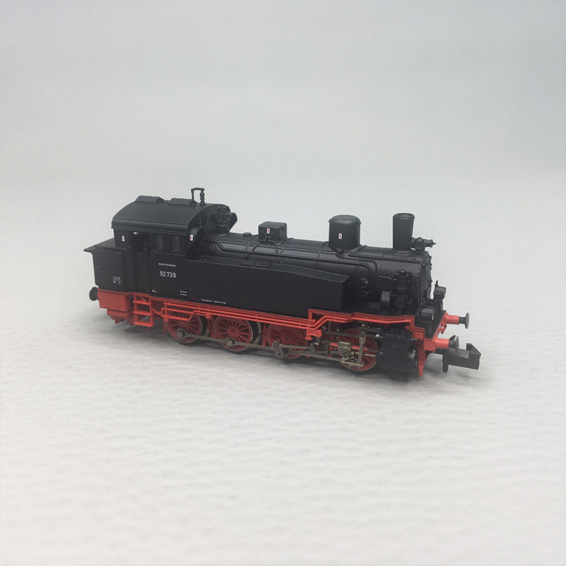 Locomotive à vapeur série 92.5-10, DB, Ep. III-IV, FLEISCHMANN 7170034, N 1/160 - DCC SON