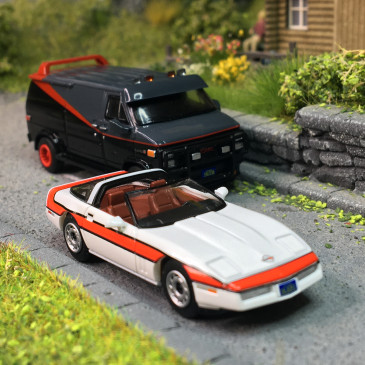 Ensemble, GMC Vandura, Chevrolet Corvette C4 - BREKINA 90501 - HO 1/87