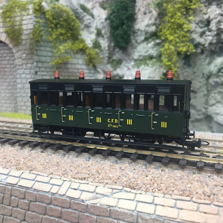 Voiture «Cage à Poule», CFD, N°1803, Ep. II-IIIA, REE VM-041, HOm-HOe 1/87