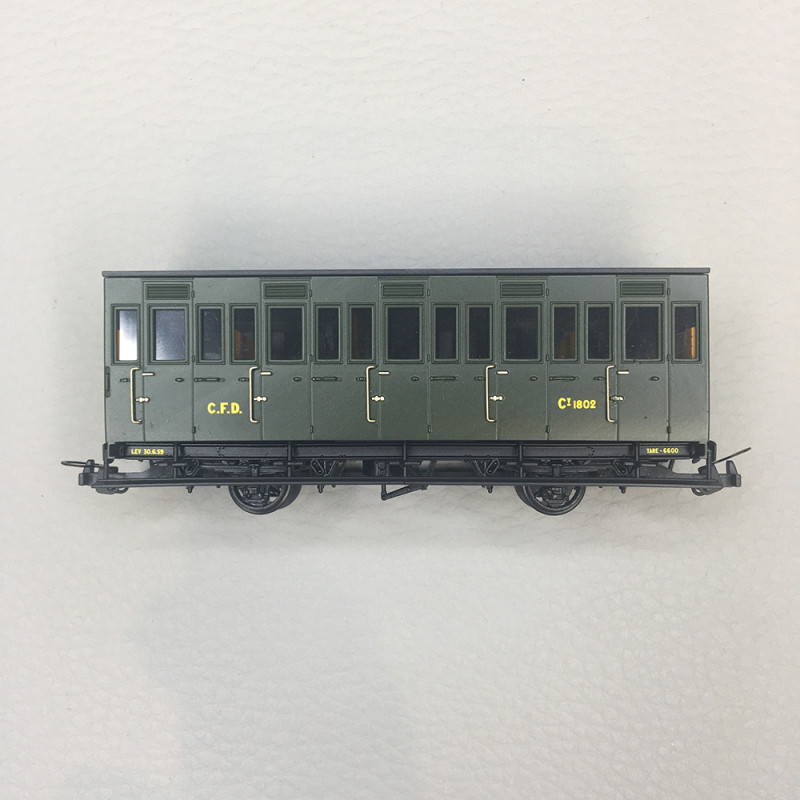 Voiture "Cage à Poule", CFD, N°CY 1802, Ep. IIIB, REE VM-044, HOm 1/87