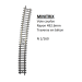 Voie courbe, rayon 492.6 mm, traverse béton - MINITRIX 14518 - N 1/160
