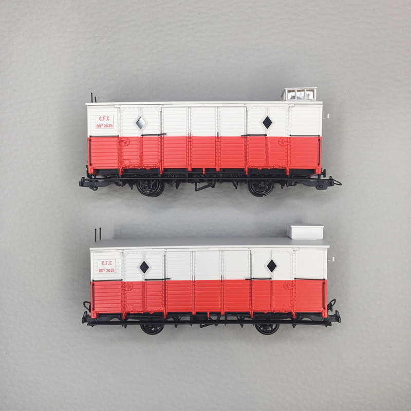 Coffret de 2 fourgons, N°2621 et 2625, CFC, Ep. III-IV, REE VM-047, HOm 1/87