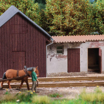 Annexe avec remise - BUSCH 1929 - HO 1/87